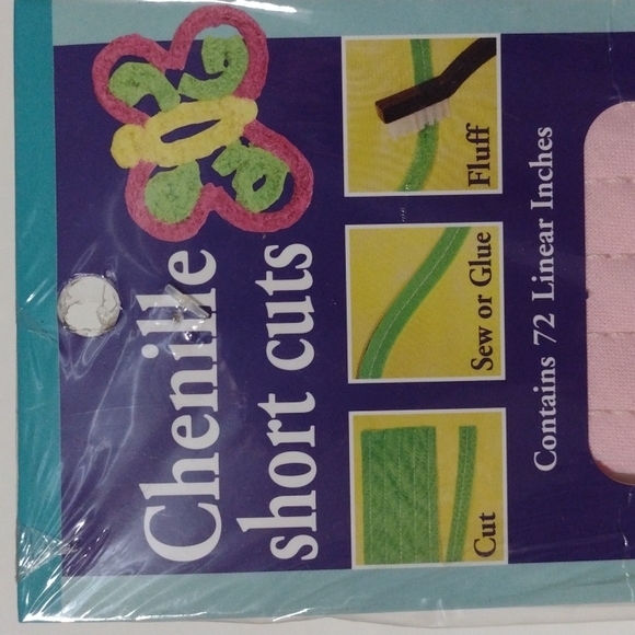 5/$20 Pink Chenille Shortcuts June Tailor JT220 - Picture 2 of 4